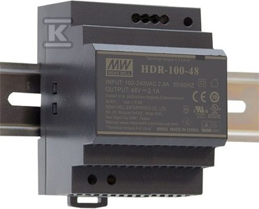 HDR-100-48N ZASILACZ NA SZYNĘ DIN 100W