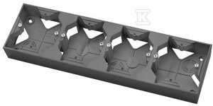 PUSZKA N/T 4-KR. SZARY MAT ARIA