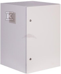 SZAFA19"18UX600X600,DRZ.PEŁNE,ZEW,SZARA