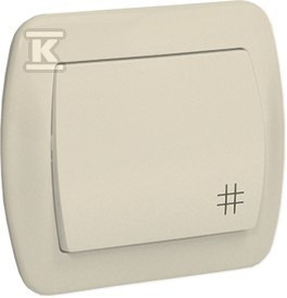 AW7/12 ŁĄCZ.KRZYŻOWY Z RAMKĄ KREM.