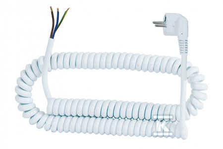 PRZEW.SPIR.WTYCZKA KĄTOWA 3X15 5M BIAŁ