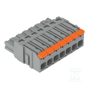 GNIAZDO 1-PRZE.DŹWI.PUSH-IN CA.CLAMP®,