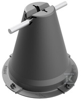 UCHWYT BETONOWY W TWORZYWIE:H=10,5CM /TW