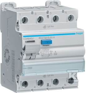 WYŁ.RÓŻ.3P+N 40A 30MA 10KA A