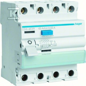 RCC.WYŁ.RÓŻ.3P+N 63A/30MA TYP A QUI.L